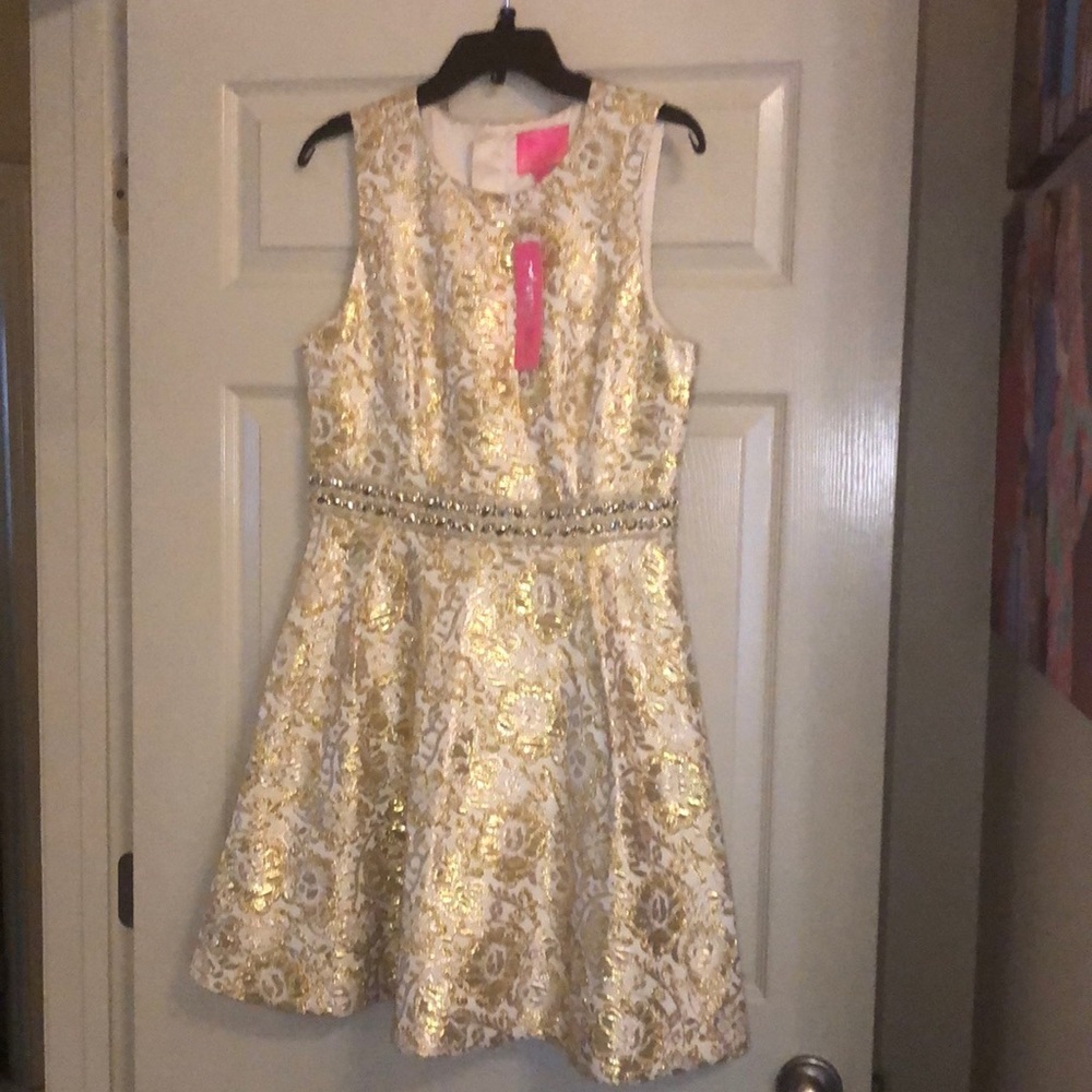 Blooming Floral Brocade dress by Lilly Pulitzer
